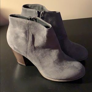 Grey Old Navy Booties Size 8